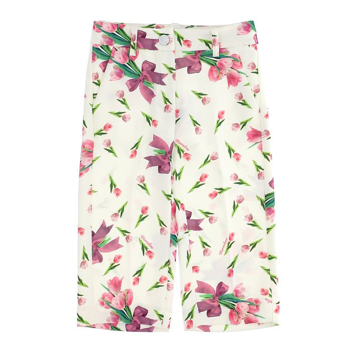 Pantaloni in cady stampato