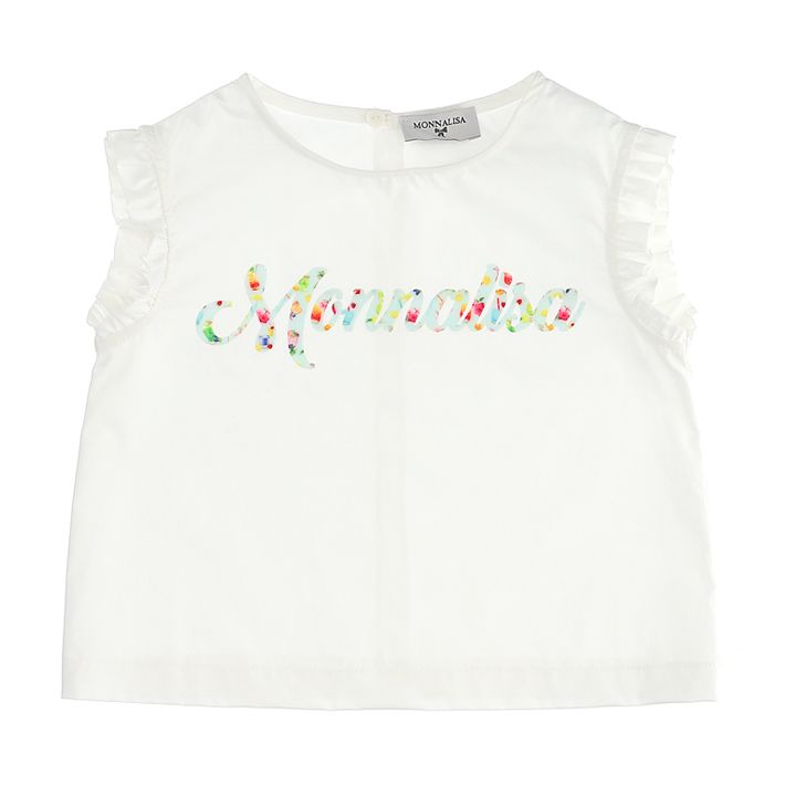 T-shirt with floral logo
