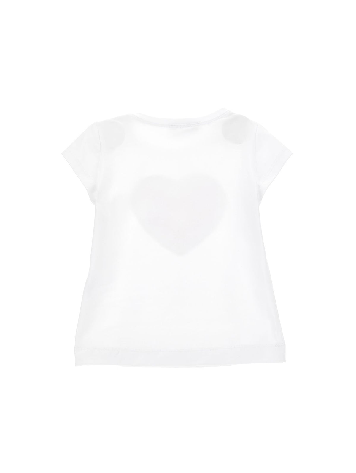 Sequined heart jersey T-shirt