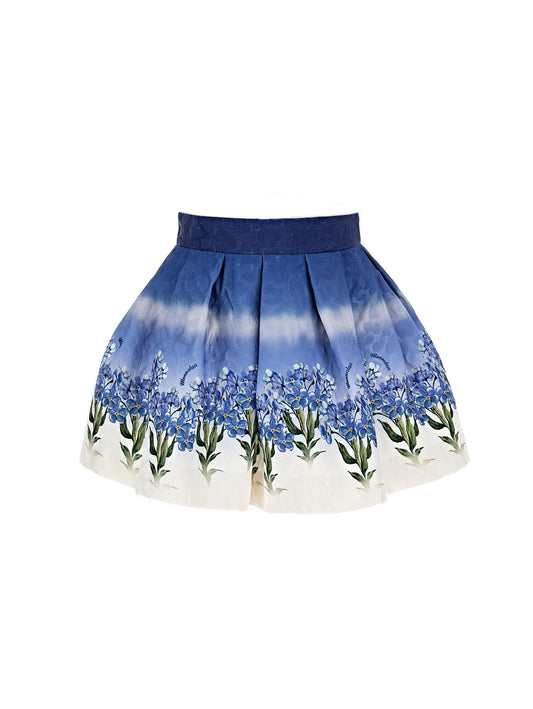 Floral quilted skirt