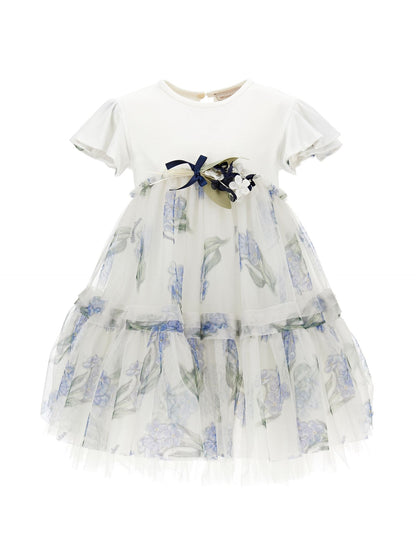 High-waisted tulle dress