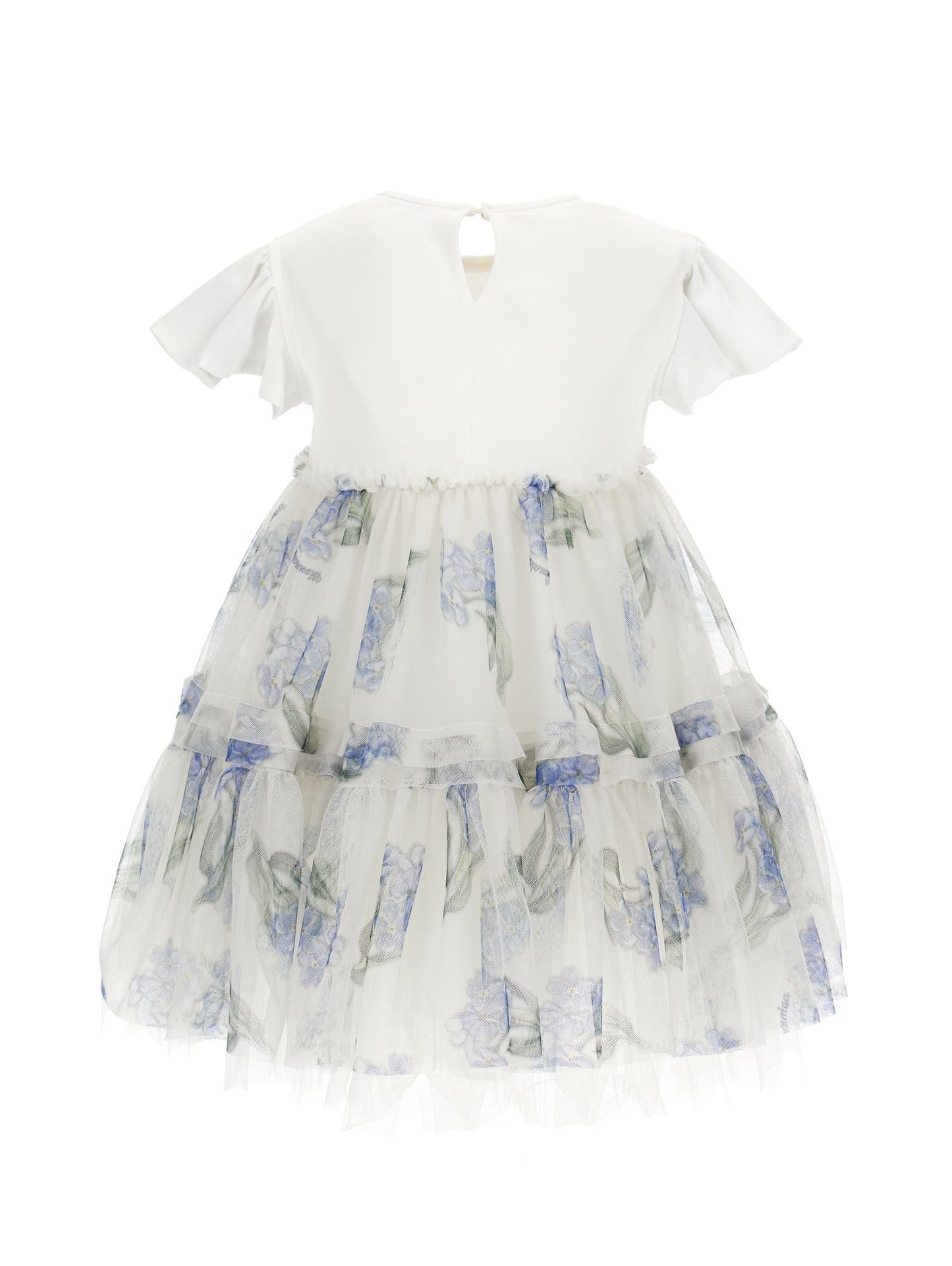 High-waisted tulle dress