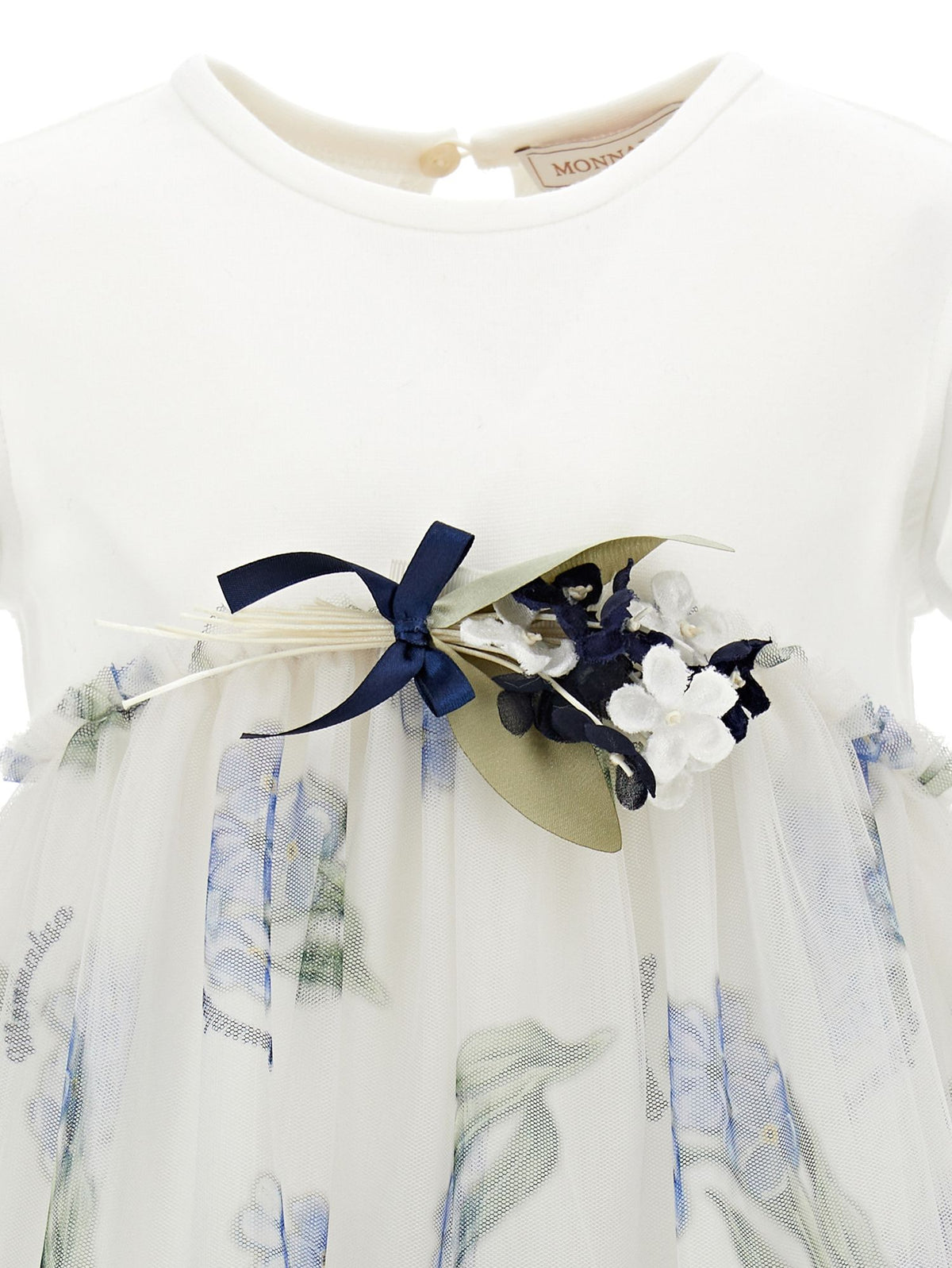 High-waisted tulle dress