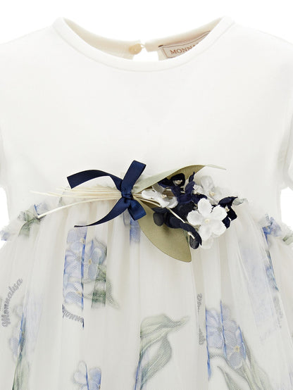 High-waisted tulle dress