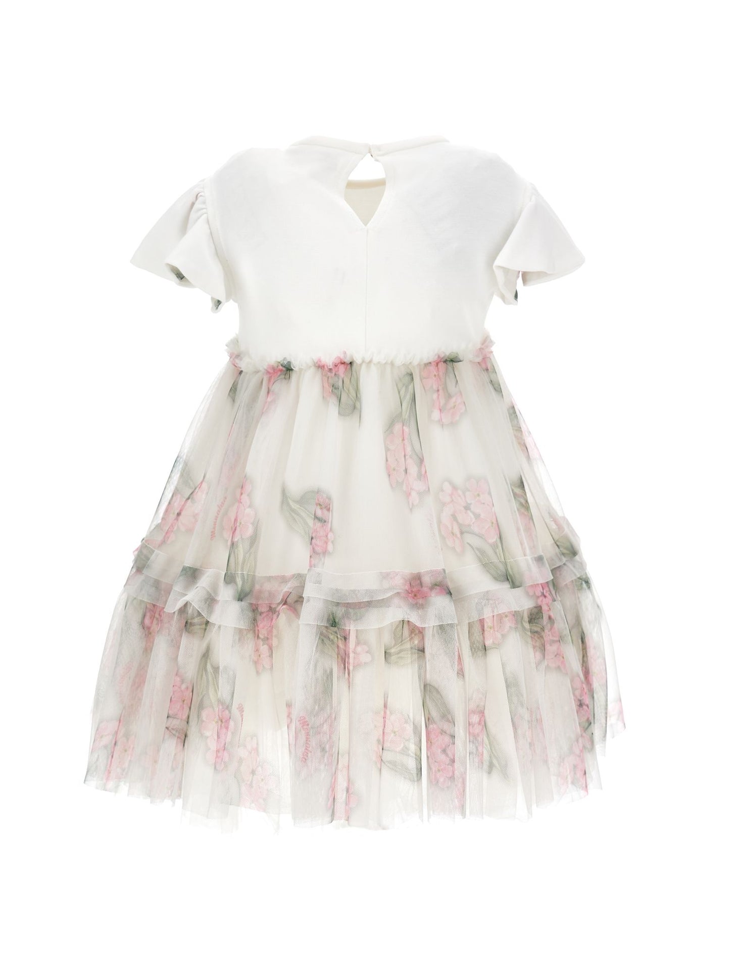 High-waisted tulle dress