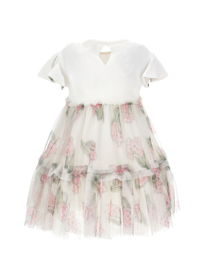 High-waisted tulle dress