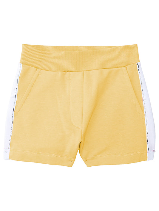 Lurex fleece shorts