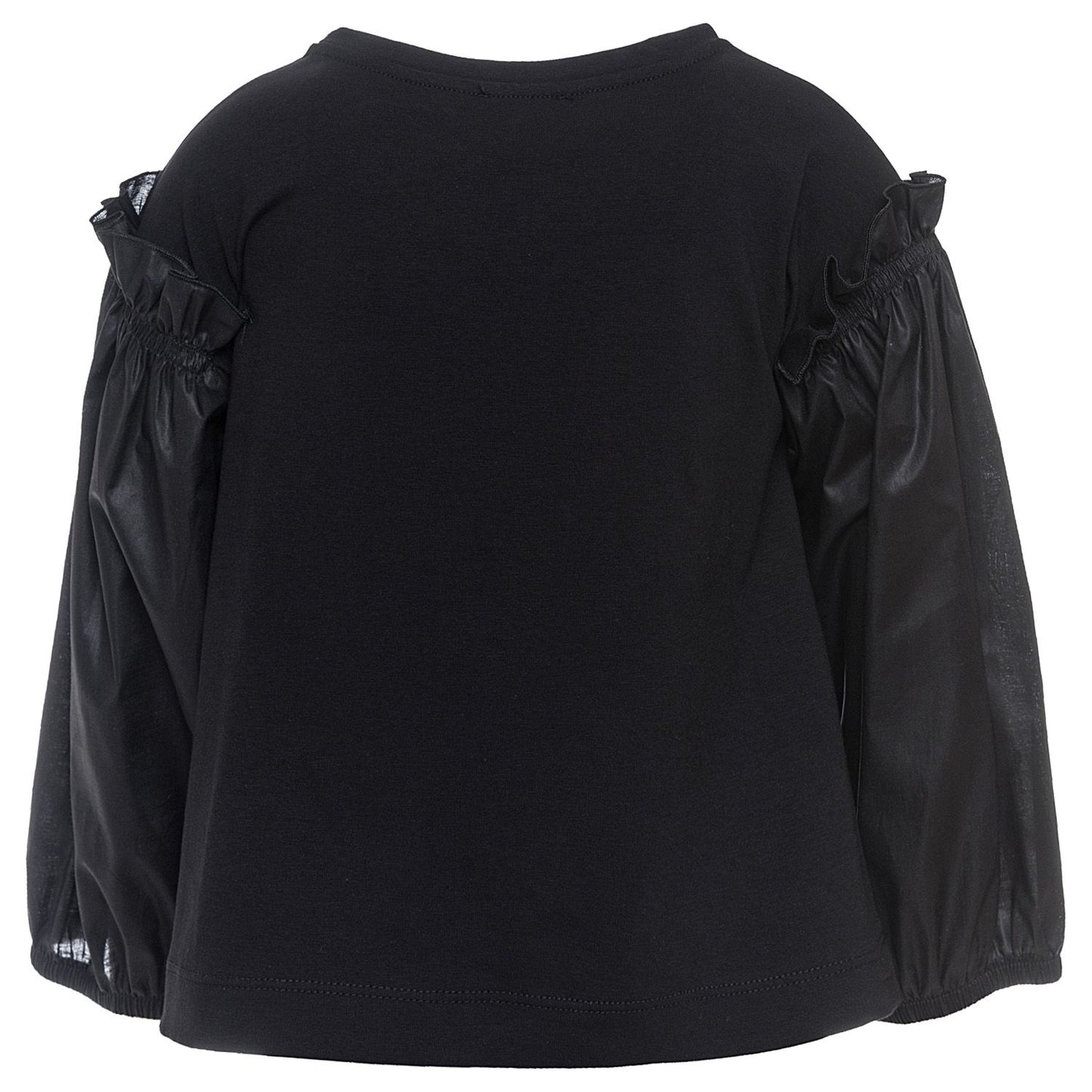 T-shirt  con maniche in cotone