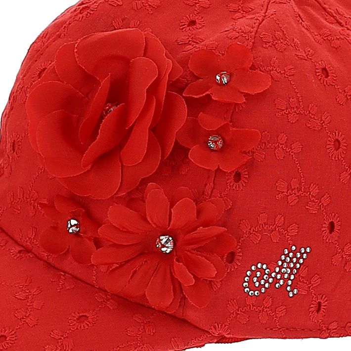 Lace visor cap