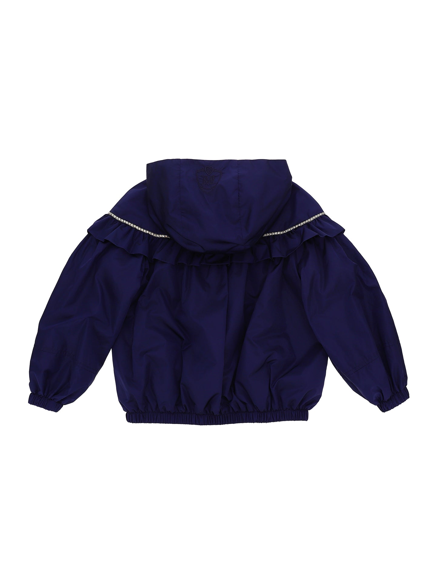 Windbreaker jacket with rhinestones