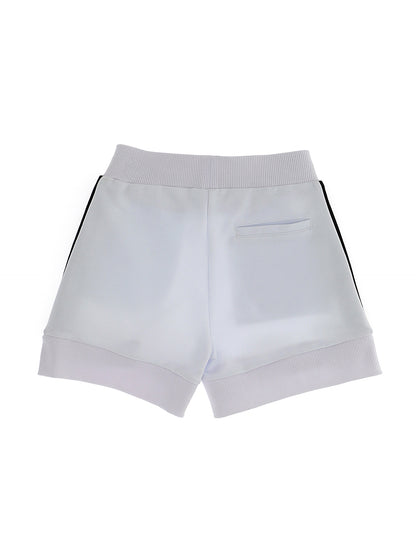 Two-tone sweatshirt shorts