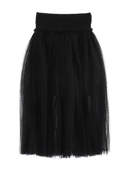 Long tulle skirt