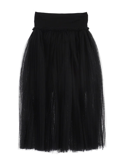 Long tulle skirt