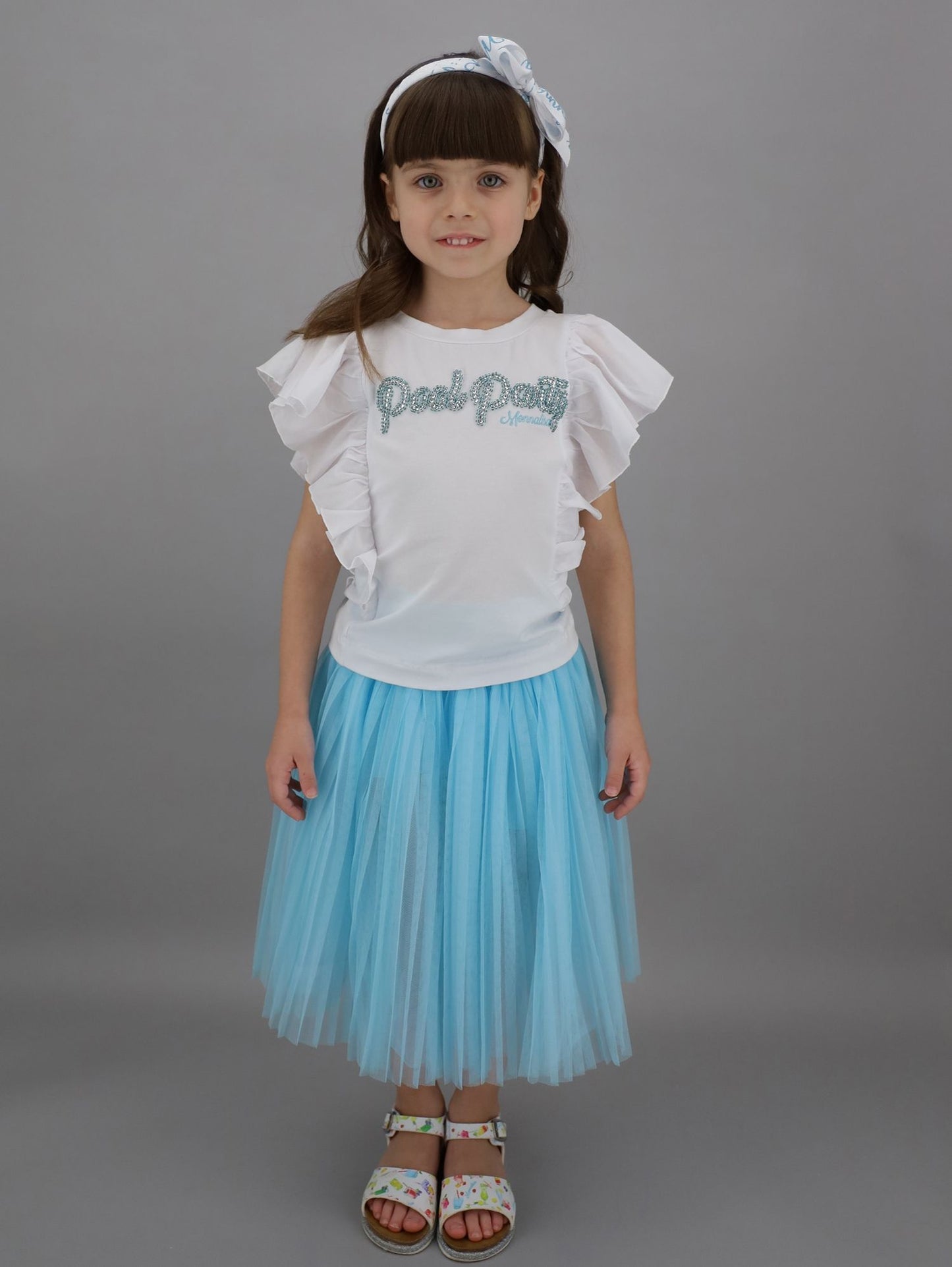Long tulle skirt