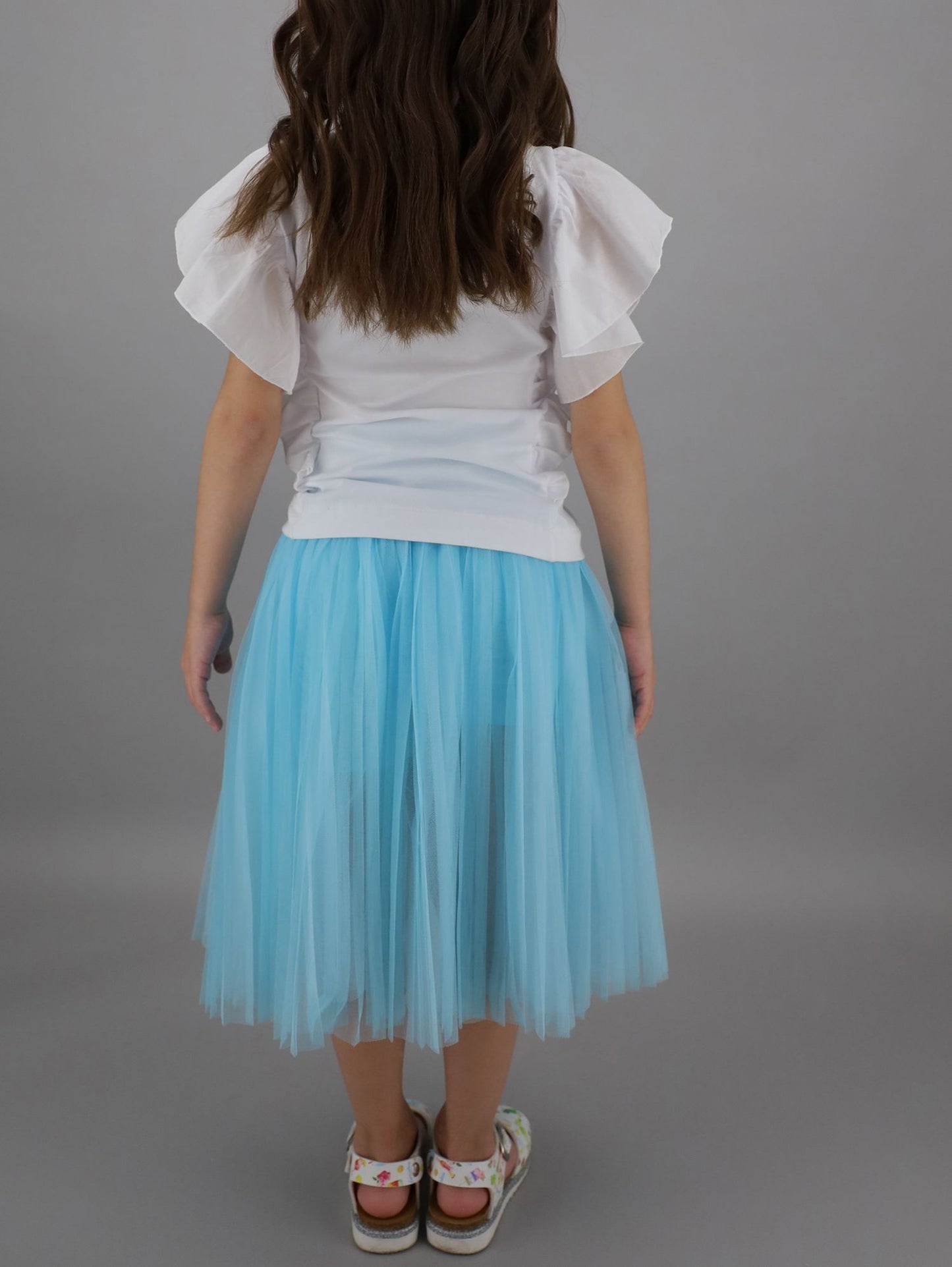 Long tulle skirt