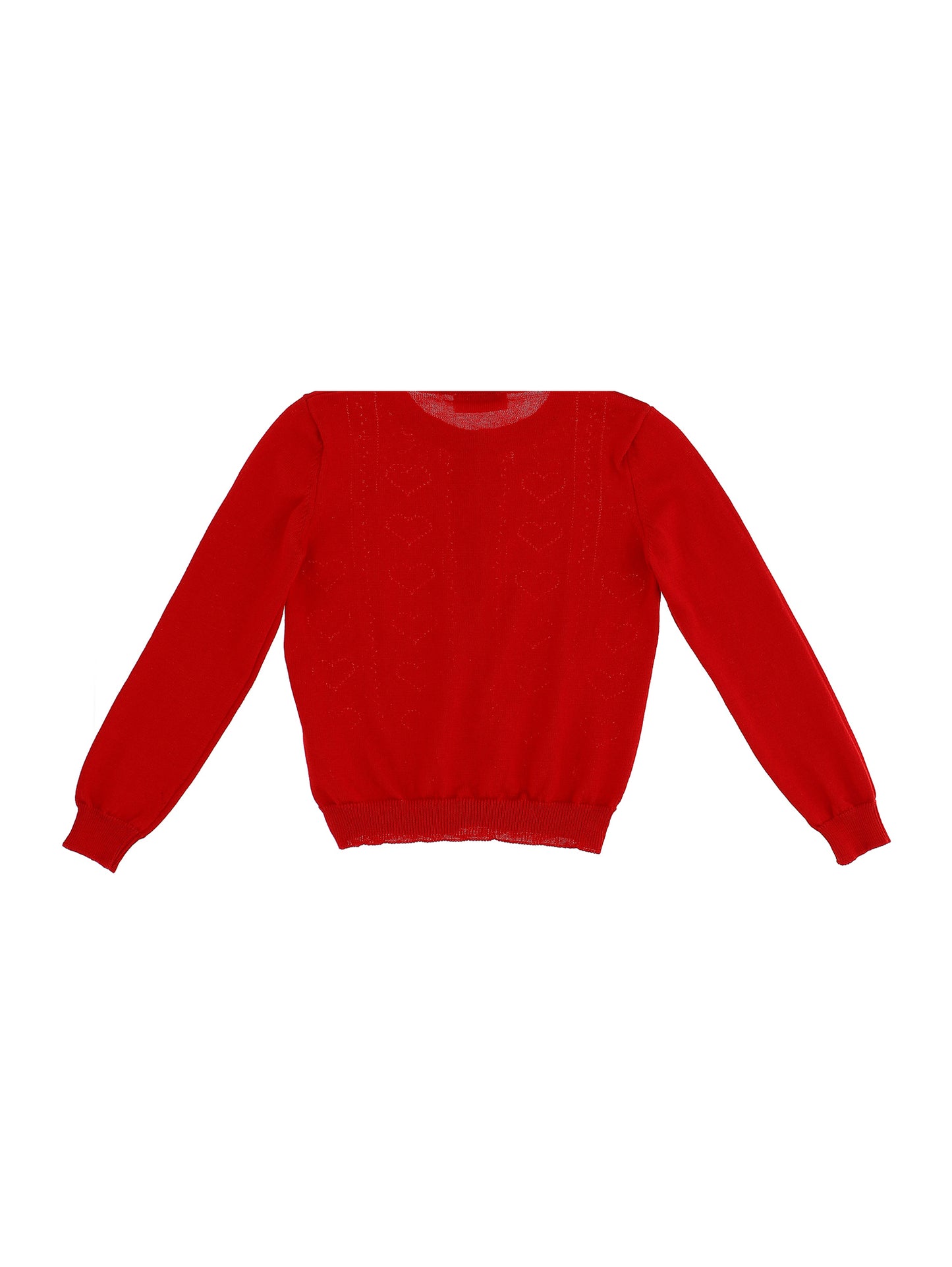 Openwork cotton cardigan