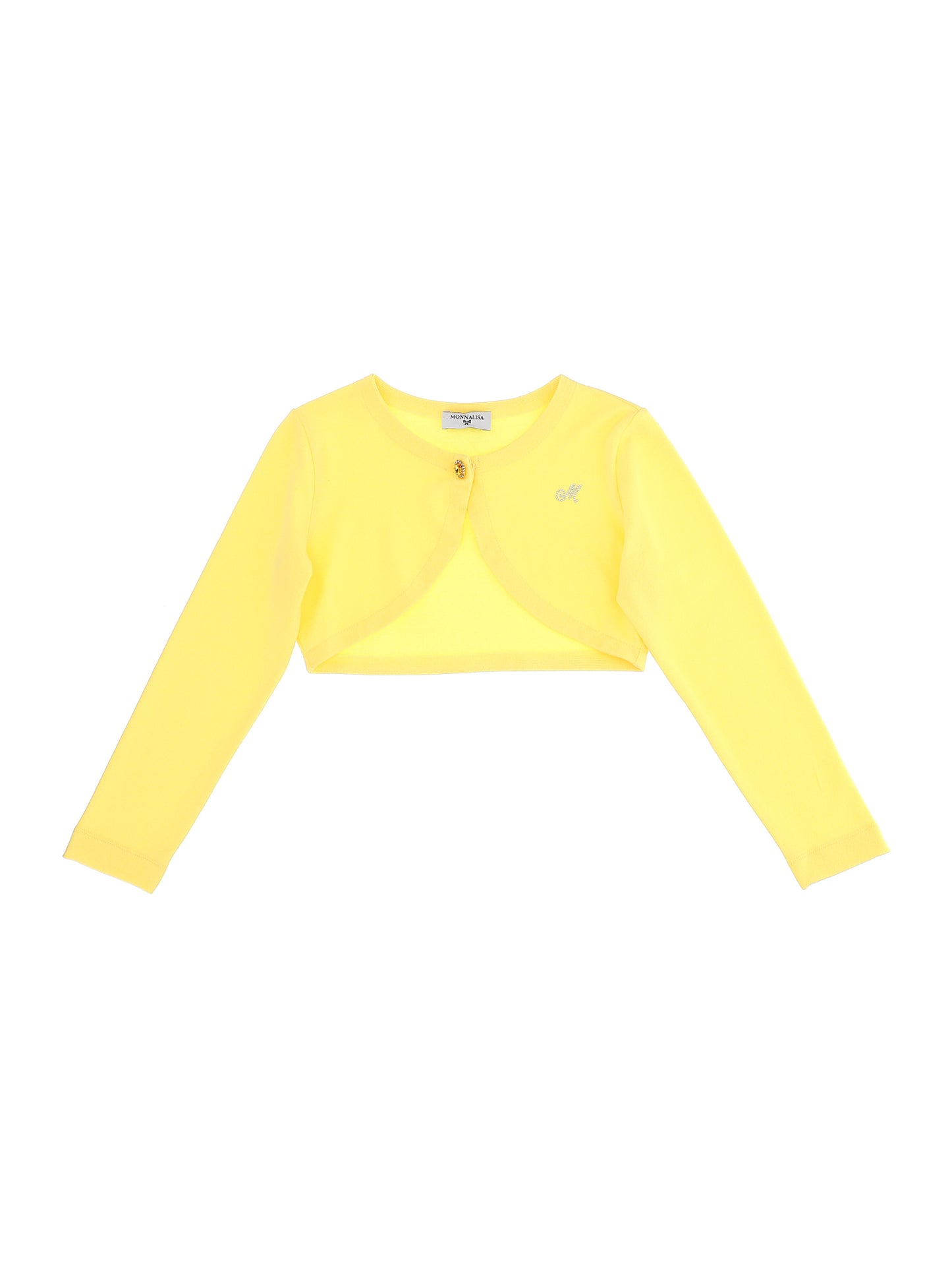 Plain knit cardigan
