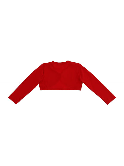Plain knit cardigan