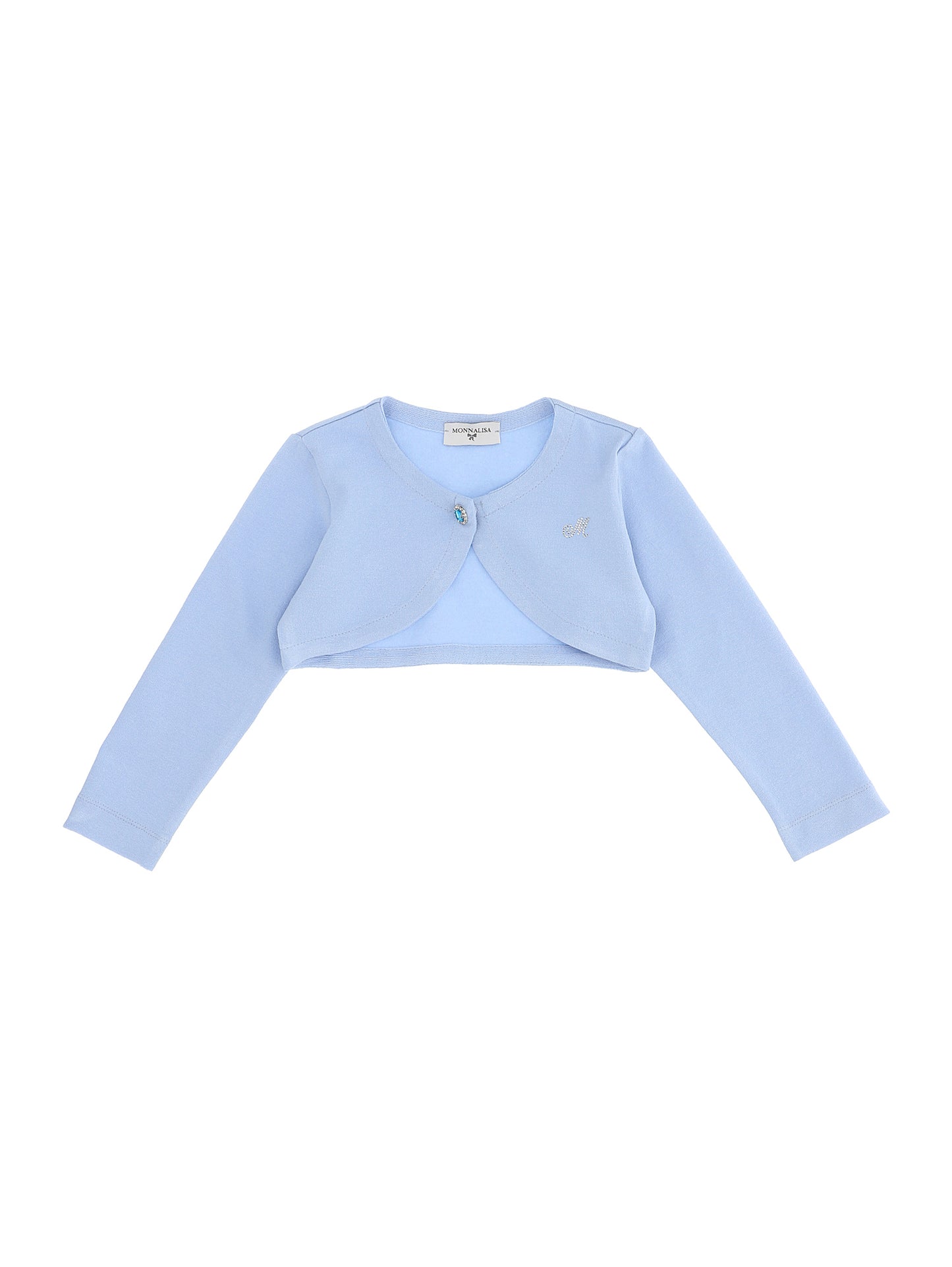 Plain knit cardigan