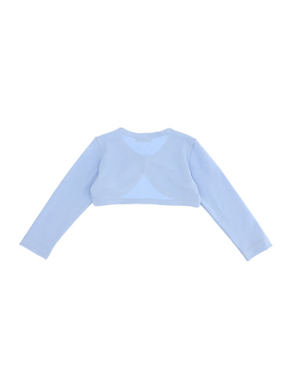 Plain knit cardigan