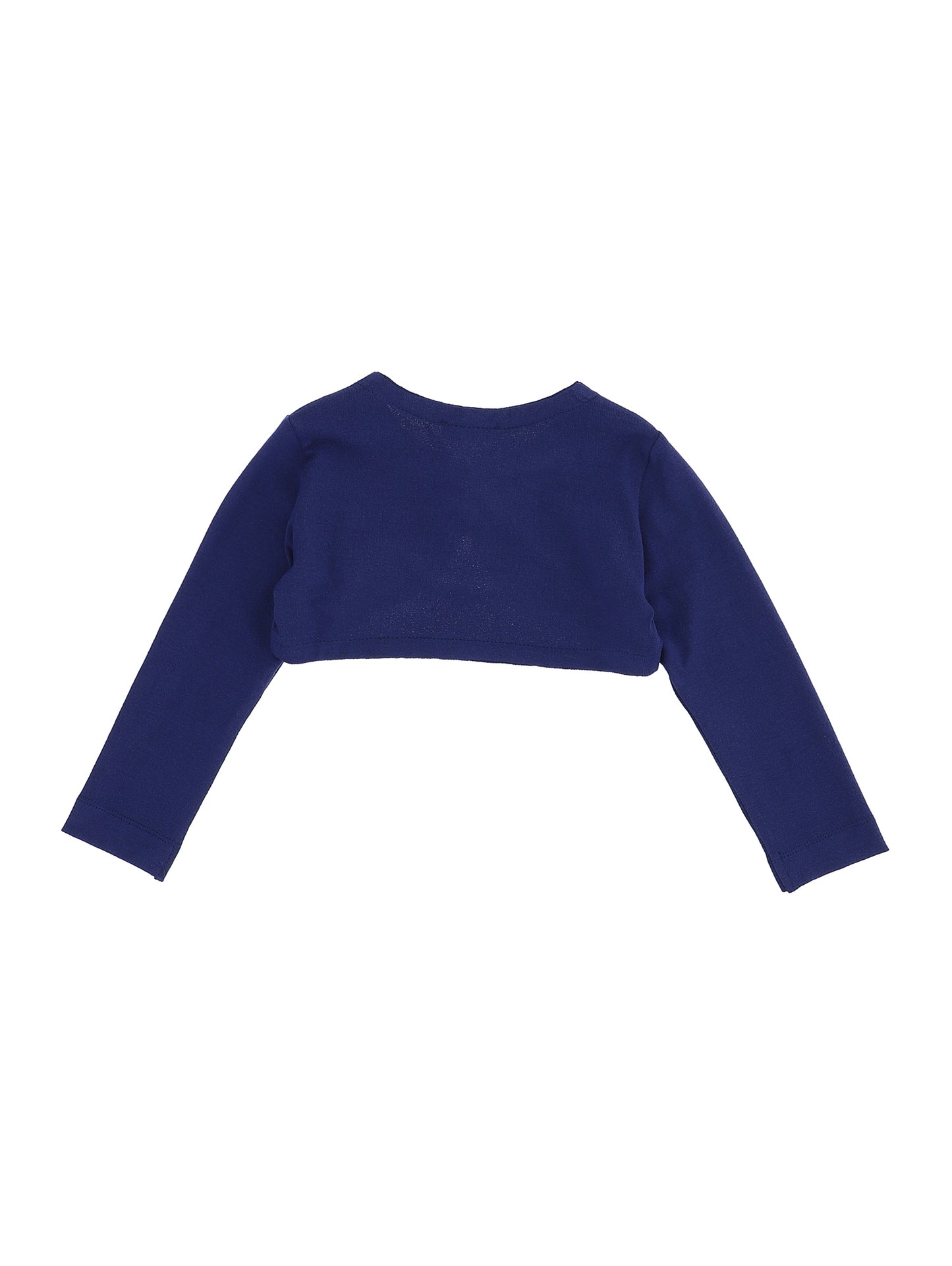 Plain knit cardigan