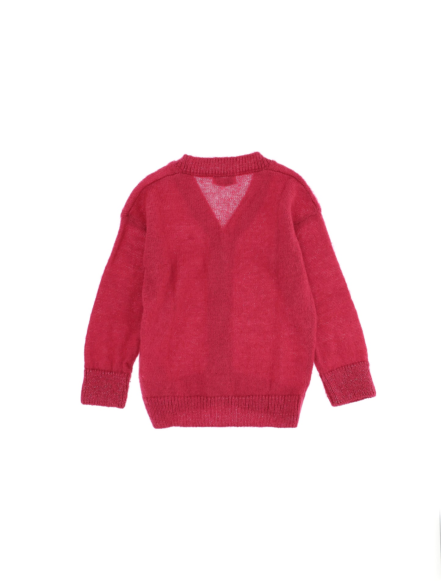Glitter mohair cardigan