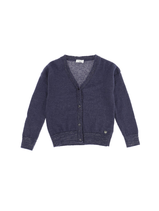 Glitter mohair cardigan