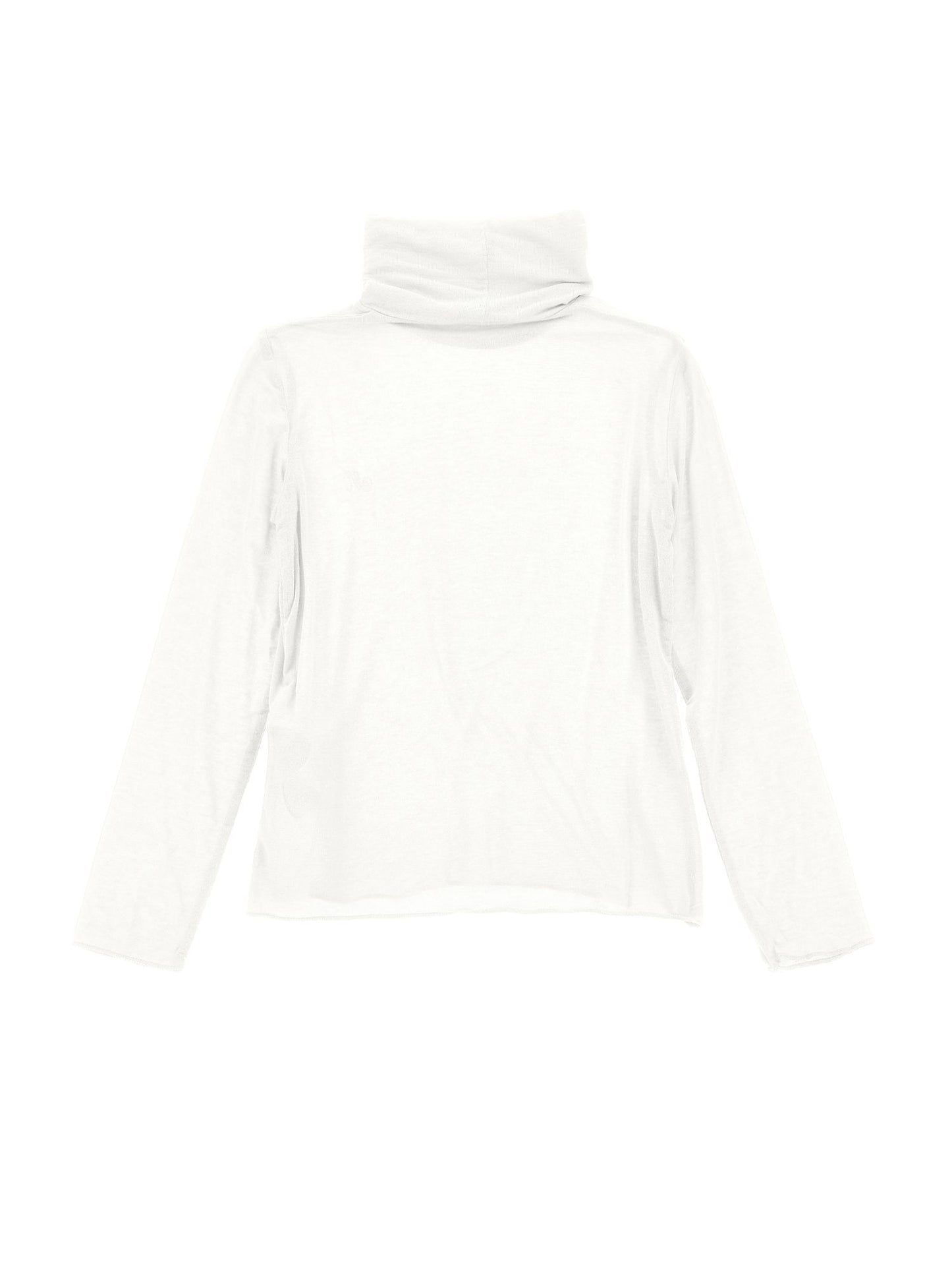 Jersey turtleneck with rhinestones
