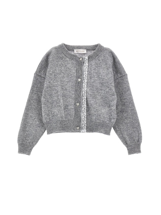 Supersoft cardigan with bow