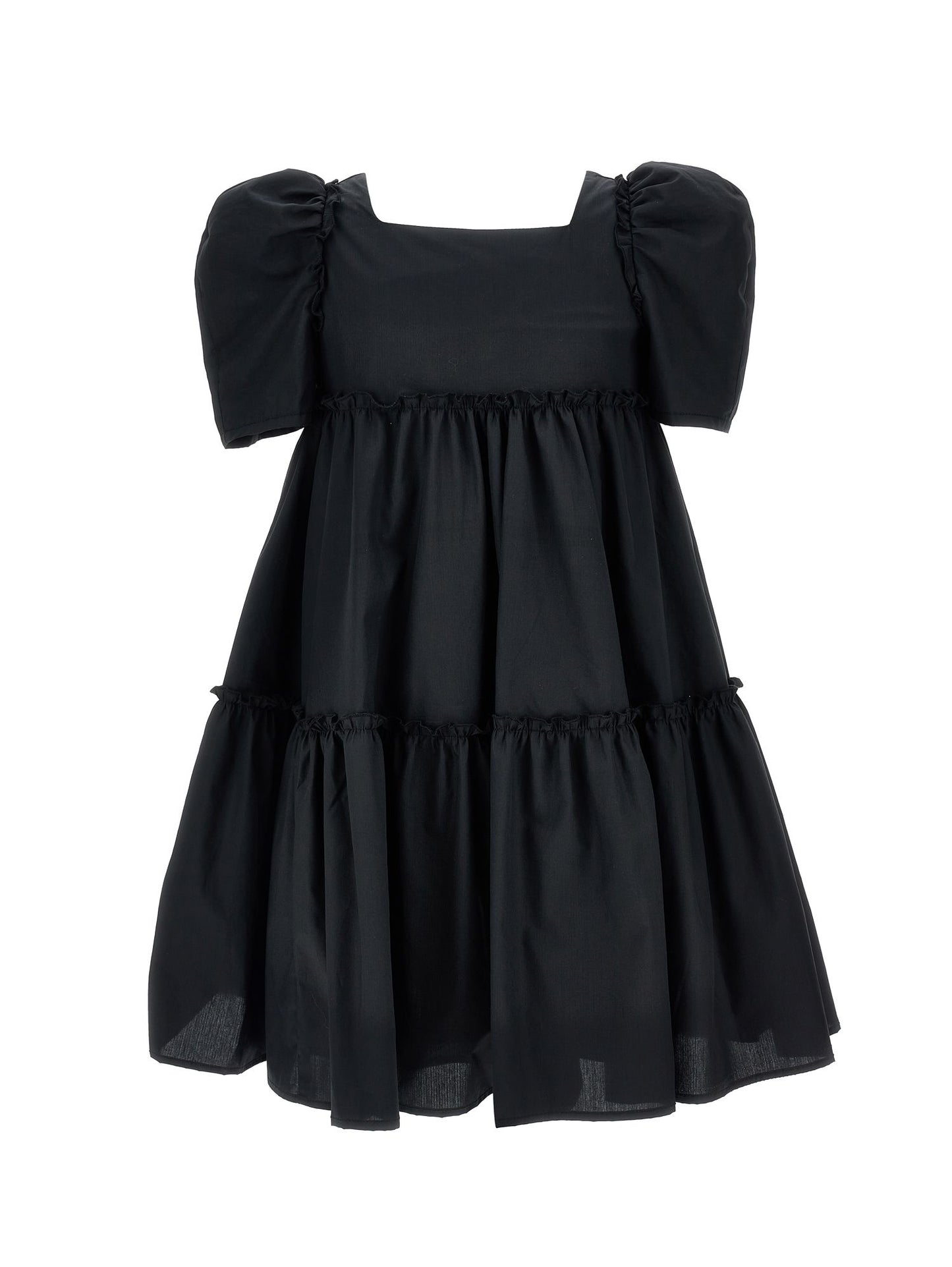 Robe évasée en popeline