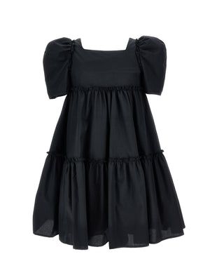 Robe évasée en popeline