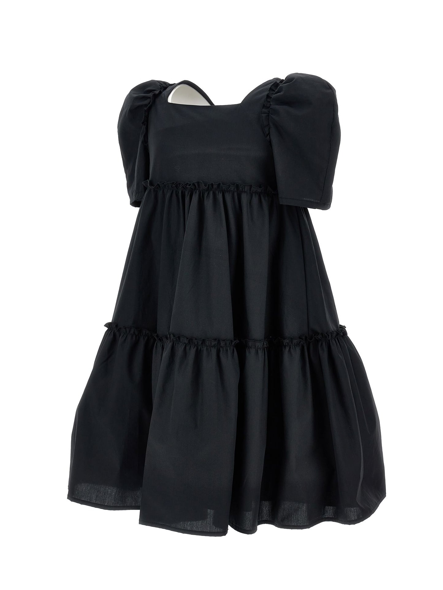 Robe évasée en popeline