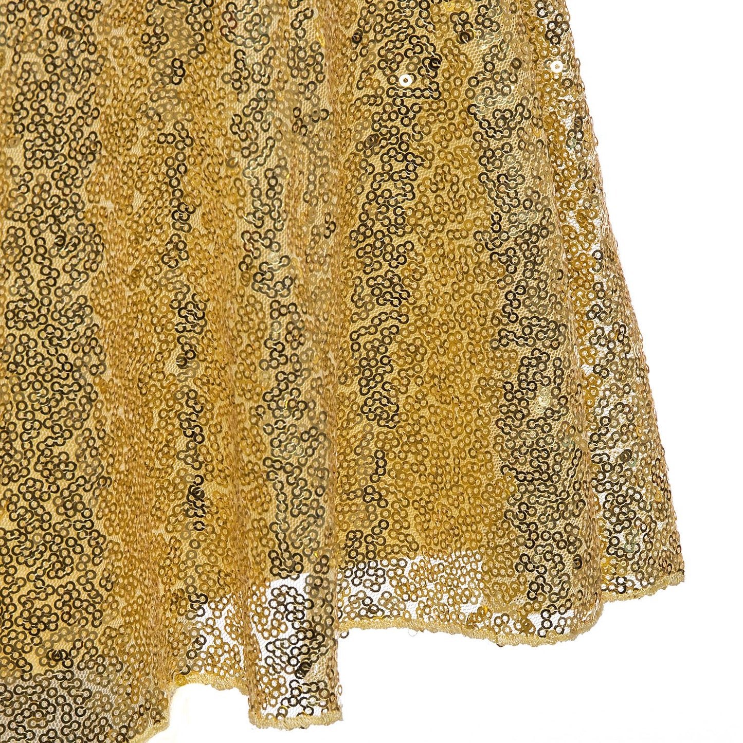 Sequin dress with embroidery