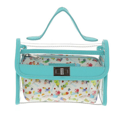 PVC bag with beauty case