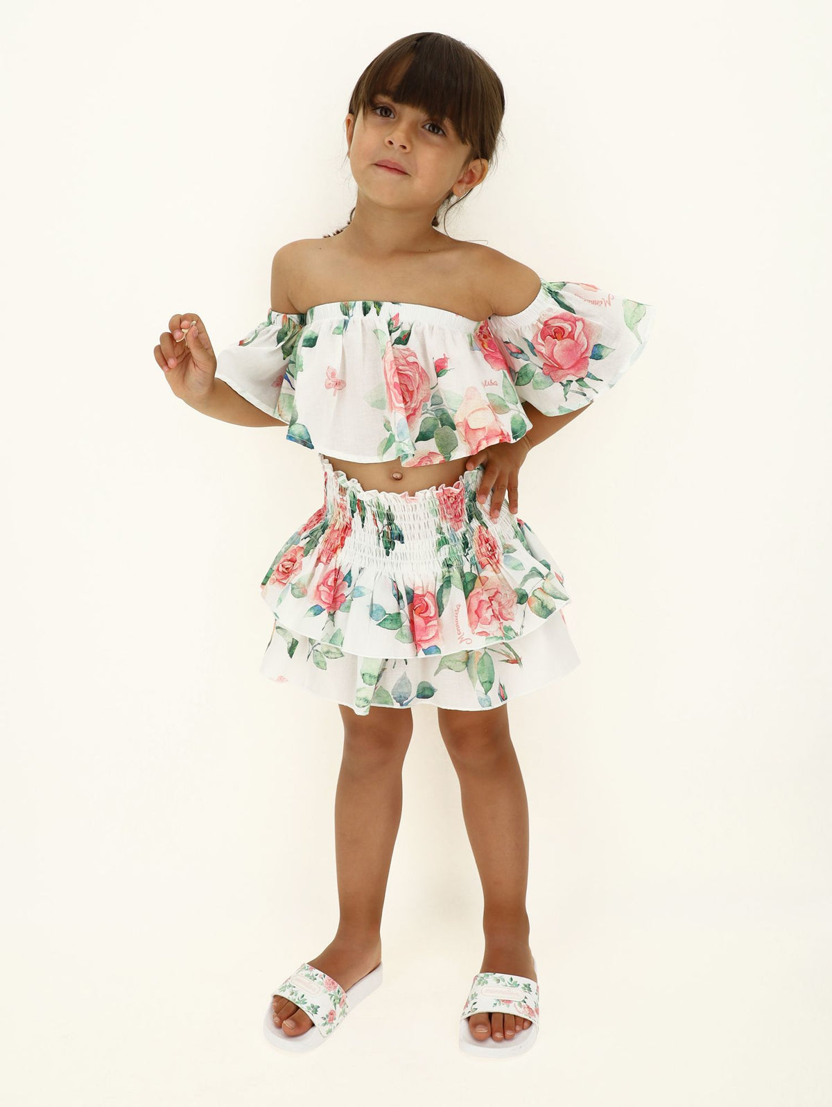 Muslin rose beach set