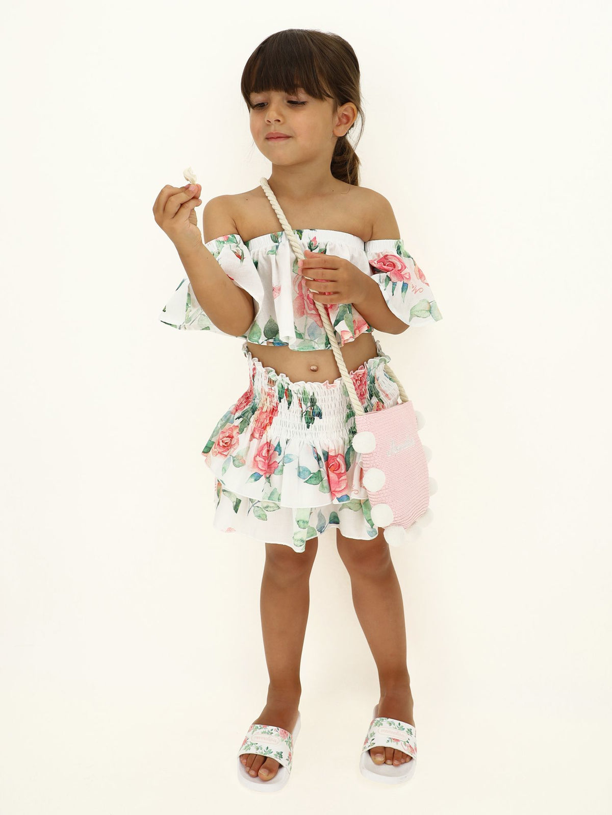 Muslin rose beach set