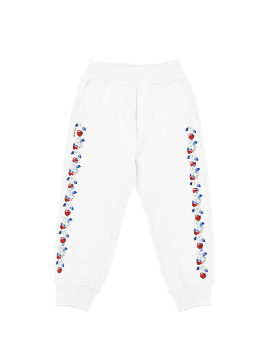 Jogger felpa ciliegie
