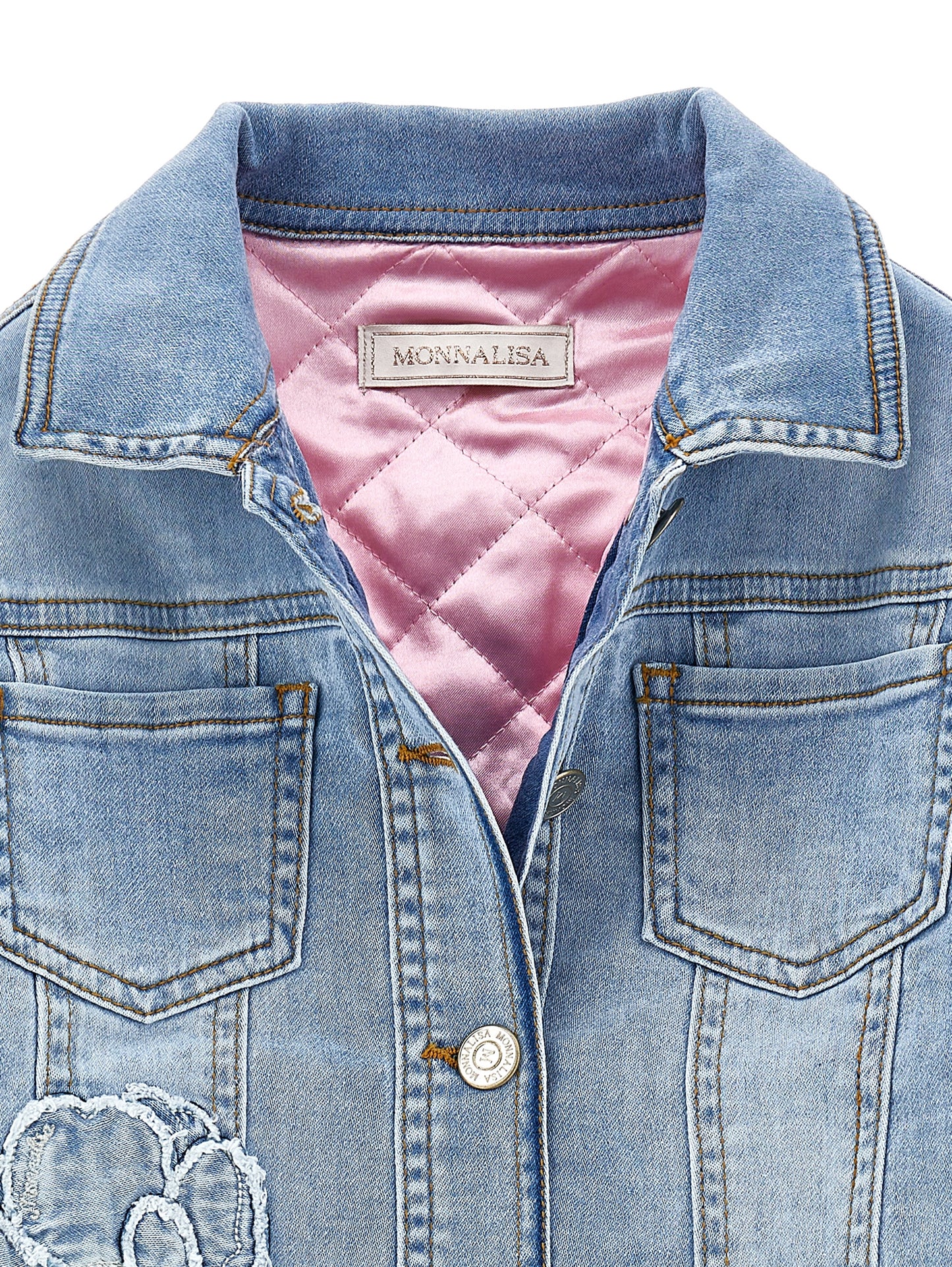 Embroidered denim jacket