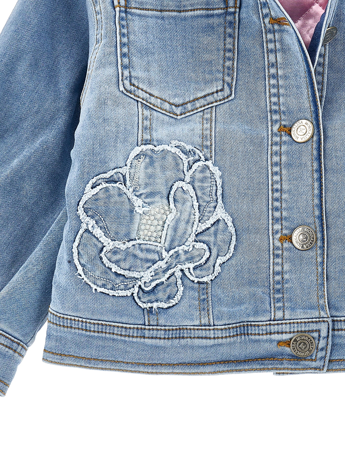 Embroidered denim jacket