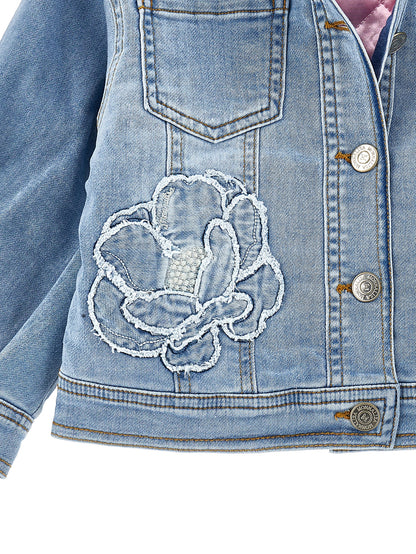 Embroidered denim jacket
