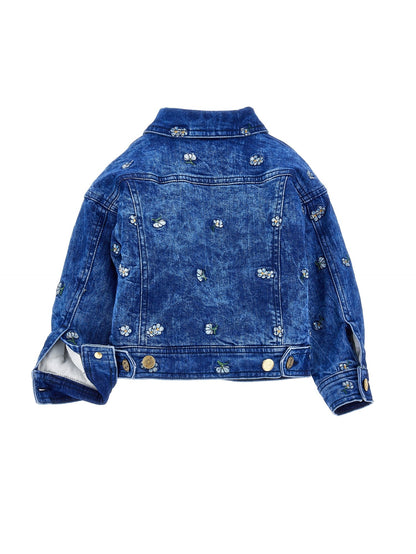 Giacchino jeans con peluche