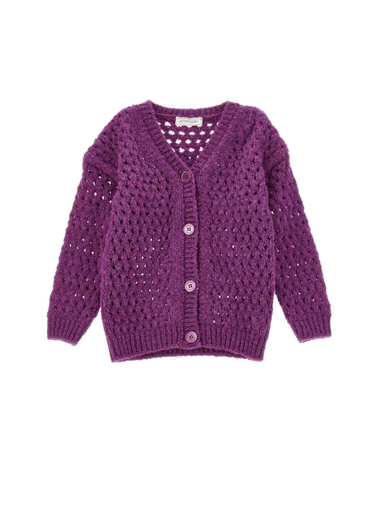 Daffy Duck yarn cardigan