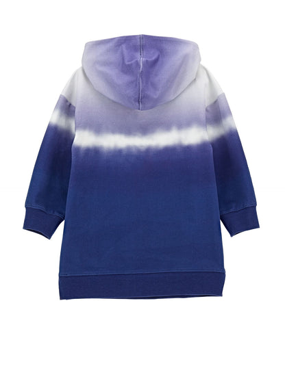 Degradé sweatshirt dress