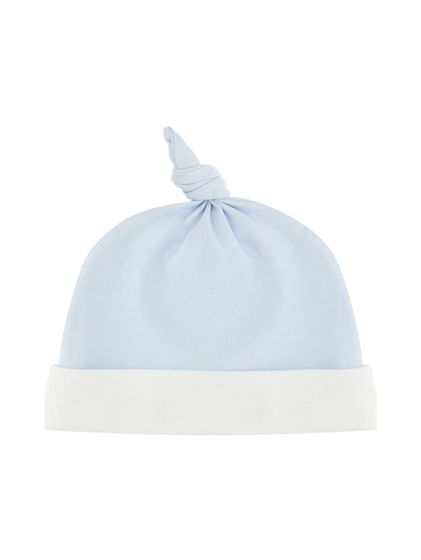 Cotton bonnet with crown embroidery