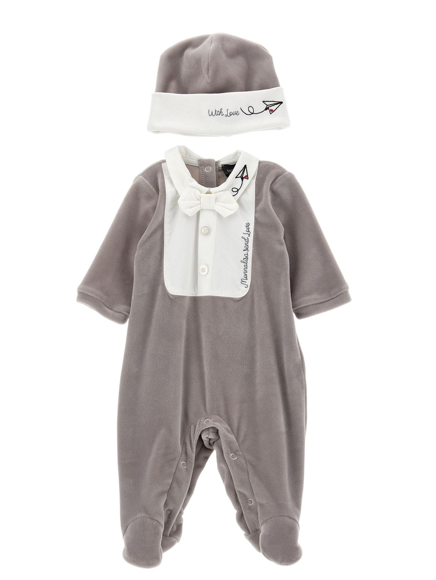 Two-piece chenille suit
