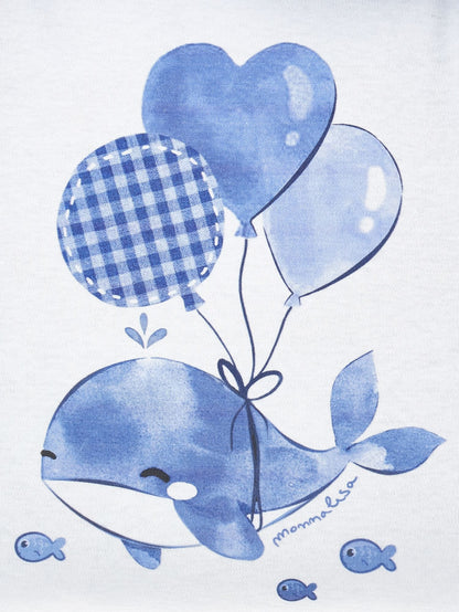 Couverture en coton marin