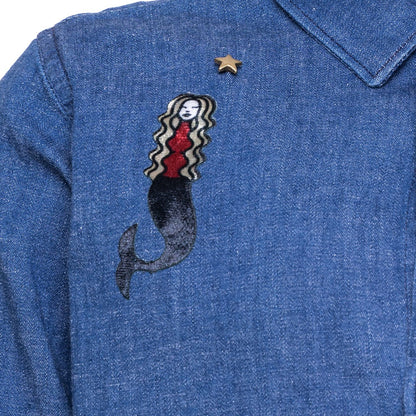 Lightweight denim shirt