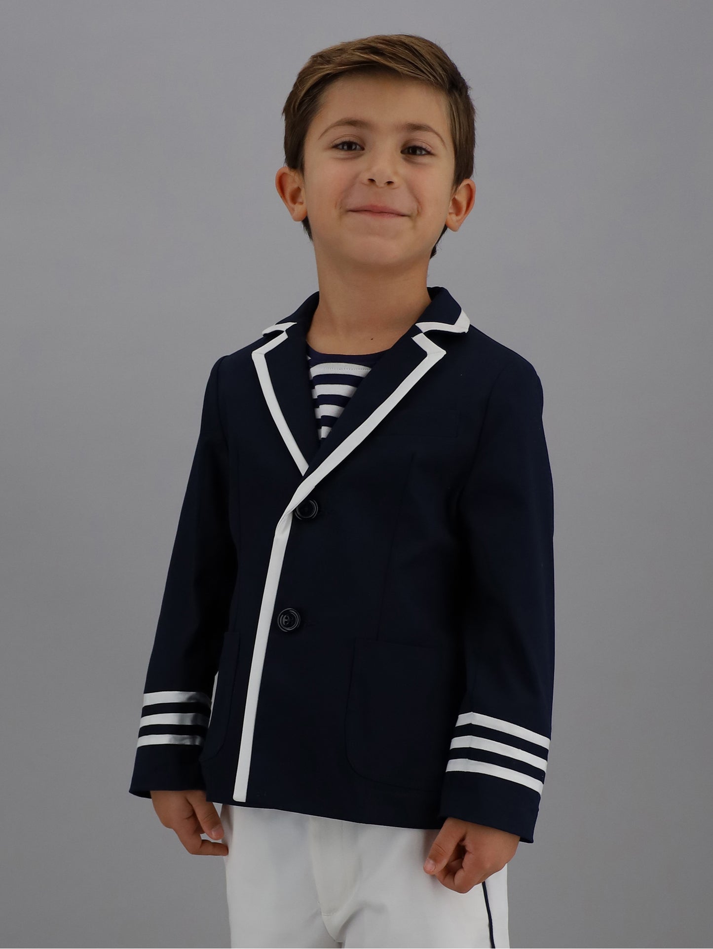 Gabardine marinière jacket