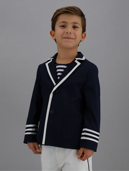 Gabardine marinière jacket