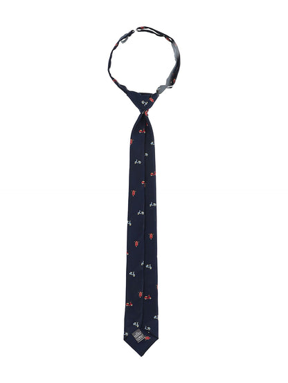 Cravatta jacquard stampa scooter